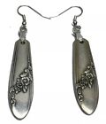 VINTAGE ONEIDA SPOON/ FORK Earrings Queen Bess Pattern Silverware Jewelry
