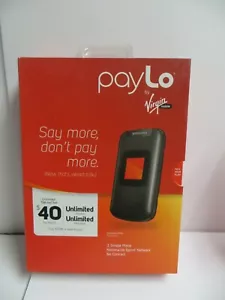 NEW Samsung Entro SPH-M270 - Black (Virgin Mobile) Cellular Phone - Picture 1 of 10