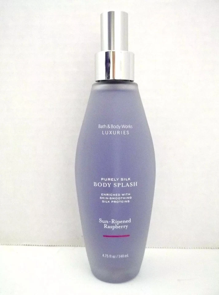BATH & BODY WORKS Sun Ripened Raspberry Purely Silk Body Splash Perfume 4.75oz - Image 1 of 1
