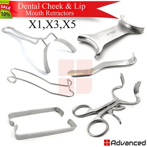 Range Of Dental Retractors Mouth Opener Examination Surgical Implant Instruments - Picture 1 of 17
