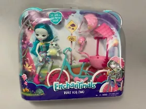 Enchantimals Taylee Schildkröte Puppe mit gebaut für zwei Fahrräder und Schildkröte Haustier Figur Neu - Bild 1 von 5