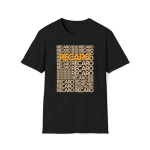 [USA] Recaro Automotive Seat Custom Design Tee T-Shirt - Black - Picture 1 of 3