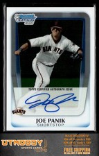 2011 Bowman Draft Picks & Prospects BCAP-JP Joe Panik Chrome Prospect Autographs