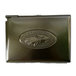 Zigarettenetui Metall mit Feuerzeug Auto Tabak Zigaretten Schachtel Box Case - Bild 1 von 2