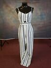 Strappy White Jumpsuit Playsuit Size UK8 