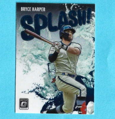 2022 Panini Donruss Optic - Splash! #SP-7 Bryce Harper - Image 1 of 2