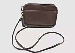 B0 TOP Vintage Coach Carnival Bag 9925 Mahagoni Braun USA 1990er Crossbody - Bild 1 von 6