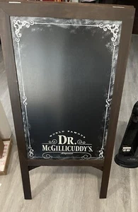 Dr. McGillicuddy's World Famous Liquor A Frame Chalk Board Easel Sign - Picture 1 of 5