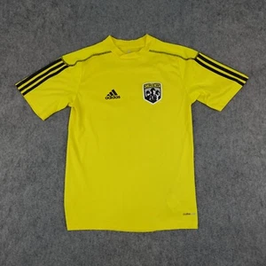 Columbus Crew Jersey Mens XS Yellow Training Shirt MLS Soccer Adidas VTG Logo - Picture 1 of 14