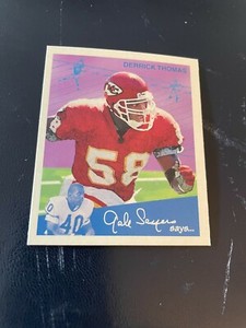 1997 Fleer II Goudey FB #93 Derrick Thomas - Kansas City Chiefs - HOF   MT