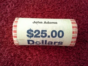 2007 John Adams Presidential Dollar Original Roll - Unopened & Unsearched - Picture 1 of 3