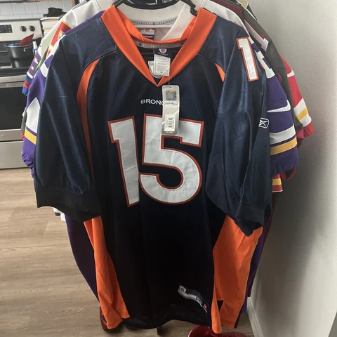 TIM TEBOW DENVER BRONCOS VINTAGE AUTHENTIC REEBOK JERSEY ADULT 54 NWT Cover