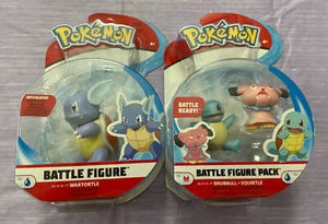 Pokemon Battle Figure Wartortle Snubbull Squitle Wicked Cool Toys New In Box - Picture 1 of 7