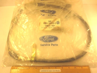 福特 1988/89 水星跟踪器(74) WAGON 电缆和连接停车制动后部,全新无标签 — 第 1/4 张图片