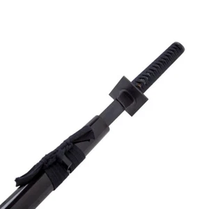 Dark Angel Ninja Sword - Black Damascus Black Full Tang Battle Ready Sword - Picture 1 of 6
