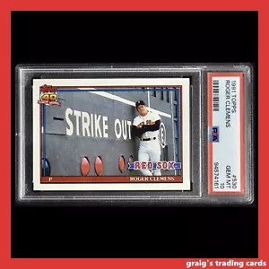 1991 Topps #530 Roger Clemens PSA 10 GEM-MT - Picture 1 of 3