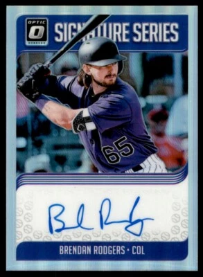 2018 DONRUSS OPTIC SIGNATURE SERIES BRENDAN RODGERS AUTO #SS-BR - Image 1 of 2