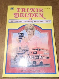 TRIXIE BELDEN THE MYSTERY OF THE QUEEN'S NECKLACE # 23 VINTAGE PB 1986 - Picture 1 of 1