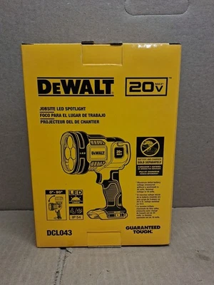 DEWALT DCL043 20V MAX Jobsite LED Spotlight - Yellow (Body Only) - Image 1 of 4