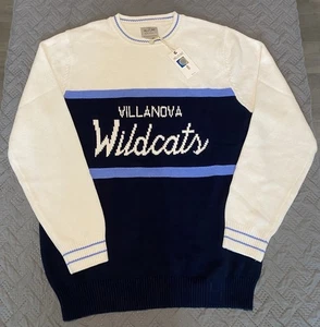NEW Hillflint Villanova Wildcats Sweater Pullover Adult XL Cotton Viscose Blue - Picture 1 of 10
