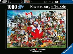 Ravensburger Jigsaw Puzzle 1000 Pieces 12+ Ages Oh, Canada! Canadian Coll - Picture 1 of 2