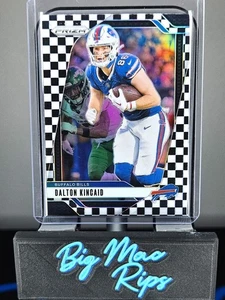 2024 Panini Prizm Dalton Kincaid #30 Black White Checkerboard SP Buffalo Bills - Picture 1 of 2