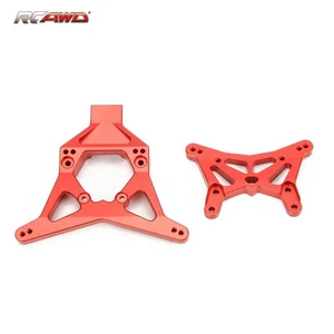 2x Alloy Front Rear Shock Tower Red For RC Losi 1/10 22S 2WD No Prep Drag Car - Picture 1 of 6
