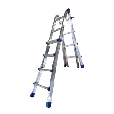 SCALA TELESCOPICA TRASFORMABILE EQU33 MARCHETTI 6+6 FINO A 2,80 MT PROFESSIONALE - Immagine 1 di 3