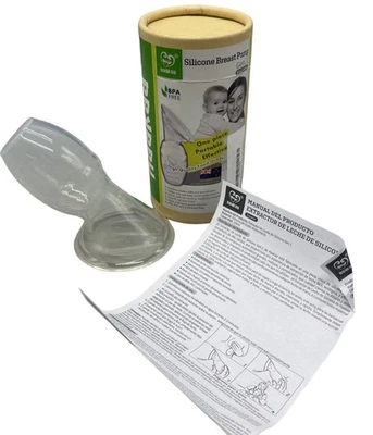 Haakaa silicone breast pump 4oz one piece BPA free clear bpa pvc free READ - Image 1 of 4