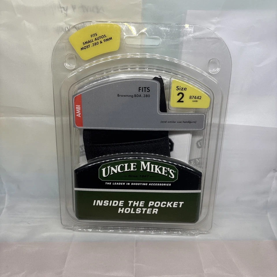 Uncle Mike's Nylon Open-Top Inside-The-Pocket Holster