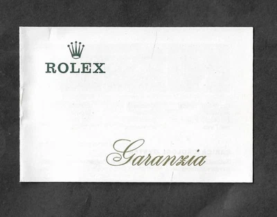 Folleto Rolex Garanxia años 70 Foto 1 de 4