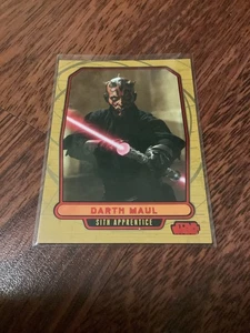 STAR WARS GALACTIC FILES RED PARALLEL #6 2012 TOPPS DARTH MAUL 08/35 - Bild 1 von 2