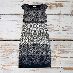 Gina Bacconi Sleeveless Stretch Dress Size 14 - Picture 1 of 5