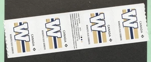 Rare : 2012 - #2563i Coil strip & gutter. CFL WINNIPEG BLUE BOMBERS MNH Cv$12.50 - Picture 1 of 1