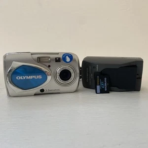 olympus mju 300 3.2MP Compact Digital Camera Bundle - Tested And Working - Picture 1 of 12