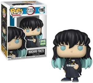 Funko Pop! Demon Slayer Muichiro Tokito 1193 Funkon 2022 CON 5Y HQ STICKER GREEN - Picture 1 of 1