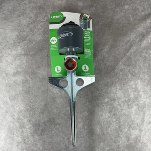 Orbit Stationary Compact Gear Drive Sprinkler on Spike Large Lawn Tool Free NEW! - Picture 1 of 5