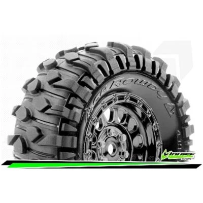 LOUISE T3347VBC CR-ROWDY Crawler Super Soft - Black Chrome 1.9 Wheels - 12mm - Bild 1 von 3