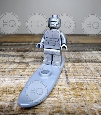 **NEW** 100% LEGO Silver Surfer Marvel Universe Fantastic Four Minifigure - Image 1 of 4
