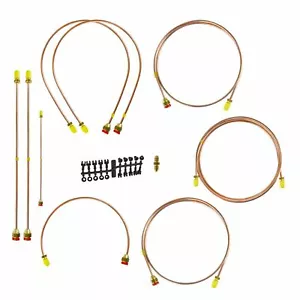 Kupfer Bremsrohr Befestigungsrohr und Klemme Set für Triumph Spitfire MK4 & 1500 - Bild 1 von 1