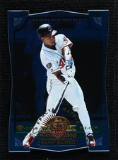 1998 Leaf Fractal Matrix Die-Cut Diamond-Axis /50 Manny Ramirez #32