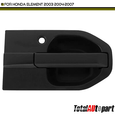 Manija de puerta exterior negra textura para Honda Element 2003-2007 lado del conductor delantero Foto 1 de 4