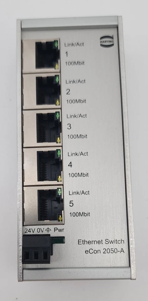 Harting eCon 2050-A Ha-VIS ETHERNET SWITCH 20761053000 - Image 1 of 3