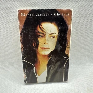 Michael Jackson Who Is It Single Cassette Tape Oprah Winfrey Special Intro - Picture 1 of 3