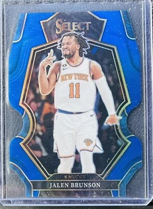 2022-23 Panini Select - Premier Level Jalen Brunson #122 Blue Prizm Troquelado /249 - Imagen 1 de 2