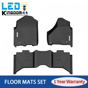 YITAMOTOR 3D Floor Mats for 2012-2018 Ram 1500 2500 3500 Crew Cab 19-24 Classic - Picture 1 of 13