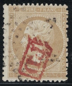 EMPIRE - N°21 - OBLITERATION PD EN ROUGE - COTE 90€ (P1). - Picture 1 of 1