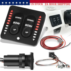 15170-001 LED Integrated Indicator Tactile Trim Tab Switch Kit for Lenco Marine - Picture 1 of 10