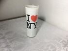 Broadway Gifts I Love NY New York grand mini verre shot blanc - 4 1/2 pouces de haut