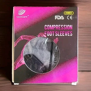 Veencare Kompressionsfußärmel L/XL schwarz - Bild 1 von 2